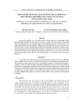 Thiết kế hệ thống sấy dầu FO dùng cho lò hơi bằng thiết bị trao đổi nhiệt ống lồng ống sử dụng năng lượng mặt trời
