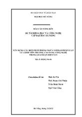 Xây dựng các biện pháp phòng ngừa vi phạm pháp luật của sinh viên trường cao đẳng công nghệ trong giai đoạn hiện nay
