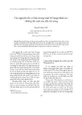 Các nguyên tắc cơ bản trong Luật Tố tụng Hình sự - Những đề xuất sửa đổi, bổ sung