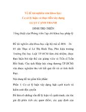 Đề tài Về nghiên cứu khoa học: cơ sở lý luận và thực tiễn xây dựng luật cạnh tranh
