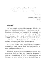 Hiệu quả kinh tế nuôi tôm ở vùng Đầm Phá huyện Quảng Điền, Thừa Thiên Huế