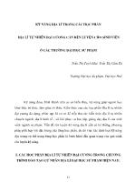 Kỹ năng địa lí trong các học phần địa lí tự nhiên đại cương cần rèn luyện cho sinh viên ở các trường đại học sư phạm