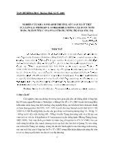 Nghiên cứu khả năng sinh trưởng, sức sản xuất thịt của lợn lai Pietrain X (Yorkshire X móng cái) được nuôi bằng nguồn thức ăn sẵn có trong nông hộ ở Quảng Trị