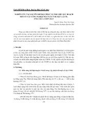 Nghiên cứu tài nguyên khí hậu phục vụ cho việc quy hoạch một số cây công nghiệp dài ngày ở huyện A Lưới, tỉnh Thừa Thiên Huế