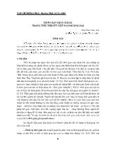 Thời gian trần thuật trong tiểu thuyết Việt Nam đương đại