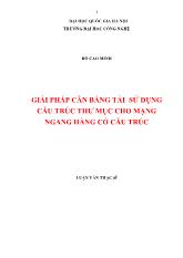 Giải pháp cân bằng tải sử dụng cấu trúc thư mục cho mạng ngang hàng có cấu trúc