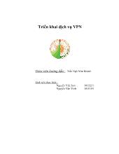 Triển khai dịch vụ VPN