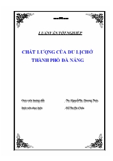 Chất lượng của du lịch ở thành phố Đà Nẵng