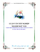 Luận văn Giọng điệu nghệ thuật của nhà văn Balzac trong ba tiểu thuyết tiêu biểu