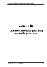 Luận văn Logistics và phát triển logistics trong vận tải biển tại Việt Nam