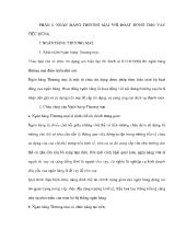 Ngân hàng thương mại với hoạt động cho vay tiêu dùng