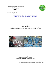 Thủy sản đại cương vụ kiện bán phá giá cá Tra-Basa và Tôm