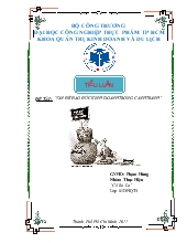 Tiểu luận Vấn đề đạo đức kinh doanh trong cạnh tranh