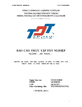 Hàng tồn kho tại đơn vị công ty TNHH một thành viên cấp thoát nước và công trình đô thị Cà Mau