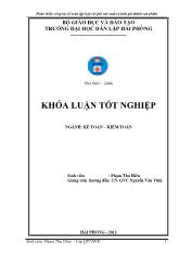 Hoàn thiện công tác kế toán tập hợp chi phí sản xuất và tính giá thành sản phẩm tại công ty cổ phần Vụ Hát Tường