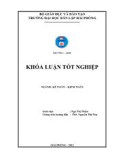 Hoàn thiện công tác tổ chức kế toán tập hợp chi phí sản xuất và tính giá thành sản phẩm tại công ty TNHH Lan Phố