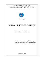 Hoàn thiện tổ chức công tác kế toán doanh thu, chi phí và xác định kết qủa kinh doanh tại công ty TNHH An Phú
