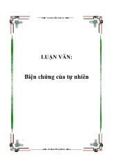 Luận văn Biện chứng của tự nhiên