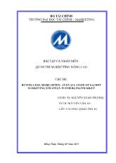 Buying less, more often: an evaluation of sachet marketing strategy in emergingnmarket