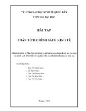 Chính sách tiền tệ: Mục tiêu, nội dung và giải pháp hoàn thiện; Đánh giá tác động của chính sách tiền tệ đối với sự phát triển của nền kinh tế quốc dân hiện nay