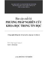Công nghệ thông tin với sự tự do, sáng tạo và chia sẻ