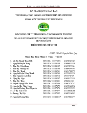 Đề cương chi tiết đánh giá tác động môi trường dự án xây dựng khu vui chơi thiếu nhi ở xã hòa phú huyện củ chi thành phố Hồ Chí Minh