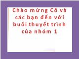 Đề tài Các nguồn ô nhiễm môi trường trong xí nghiệp chế biến và bảo quản thực phẩm
