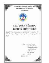 Đề tài Đánh giá hiệu quả tăng trưởng kinh tế Việt Nam giai đoạn 2001-2010. Để nâng cao hiệu quả tăng trưởng, cần quan tâm giải quyết các vấn đề gì?