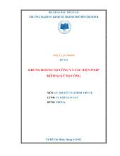 Đề tài Khủng hoảng nợ công và các biện pháp kiểm soát nợ công