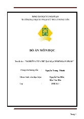 Đề tài Nghiên cứu chế tạo mạch đếm sản phẩm