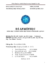 Đề tài Tìm hiểu thiết bị phản ứng đẩy lý tưởng - Continuously Operated Ideal Tank Reactor (còn gọi là thiết bị phản ứng kiểu ống – Plug Flow Tubular Reactor)