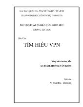 Đề tài Tìm hiểu VPN