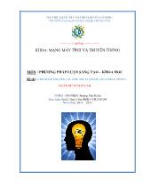 Đề tài Ứng dụng nguyên tắc (thủ thuật) sáng tạo cơ bản trong phần mềm matlab