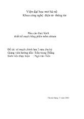 Đề tài Vẽ mạch chỉnh lưu 2 nửa chu kỳ
