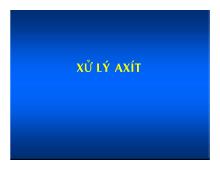 Đề tài Xử lý axit