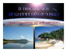 Dự án đầu tư xây dựng khu du lịch nghỉ dưỡng Green Paradise (Rạch Vẹm-Gành Dầu-Phú Quốc-Kiên Giang)