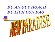 Dự án quy hoạch du lịch côn đảo New Paradise