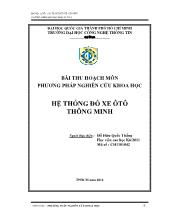 Hệ thống đỗ xe ôtô thông minh