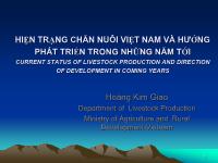 Hiện trạng chăn nuôi Việt Nam và hướng phát triển trong những năm tới