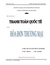 Hóa đơn thương mại