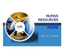 Human resources: FRAME