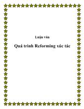 Luận văn Quá trình Reforming xúc tác