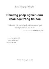 Phân tích các nguyên tắc sáng tạo qua quá trình phát triển của Web
