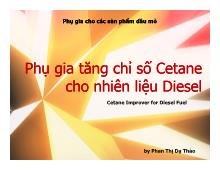Phụ gia tăng chỉ số Cetane cho nhiên liệu Diesel