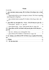 Quan điểm của Hồ Chí Minh về mối quan hệ giữa vấn đề dân tộc và giai cấp