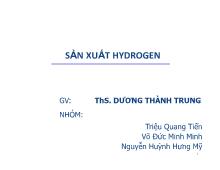 Sản xuất hydrogen