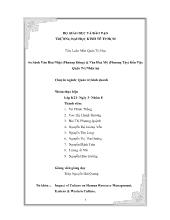 So sánh văn hoá Nhật (phương Đông) & văn hoá Mỹ (phương Tây) đến việc quản trị nhân sự