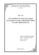 Tiểu luận Các nguyên tắc sáng tạo cơ bản & vận dụng vào quá trình phát triển của máy tính xách tay