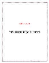 Tiểu luận Tìm hiểu tiệc Buffet