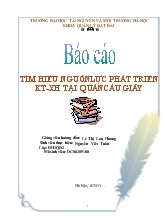Tìm hiểu nguồn lực phát triển kinh tế- xã hội tại quận Cầu Giấy